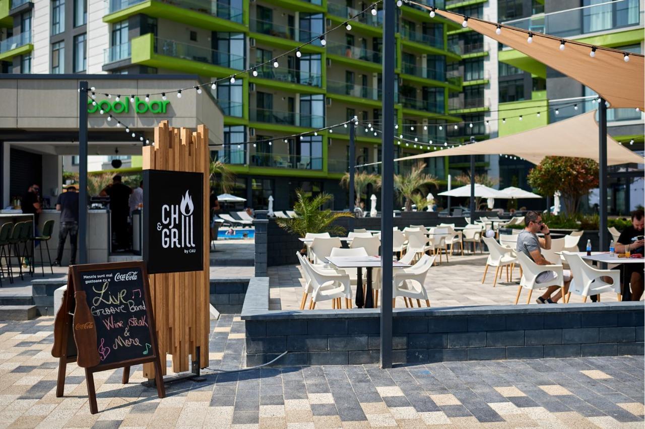 Royale Sundance Studio 7 Beach Spa & Pool Mamaia Nord Kültér fotó